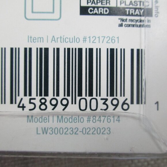 5 Inch Modern Floating Mount House Number 4 Silver Satin Nickel Finish w/ Screws - Picture 5 of 5